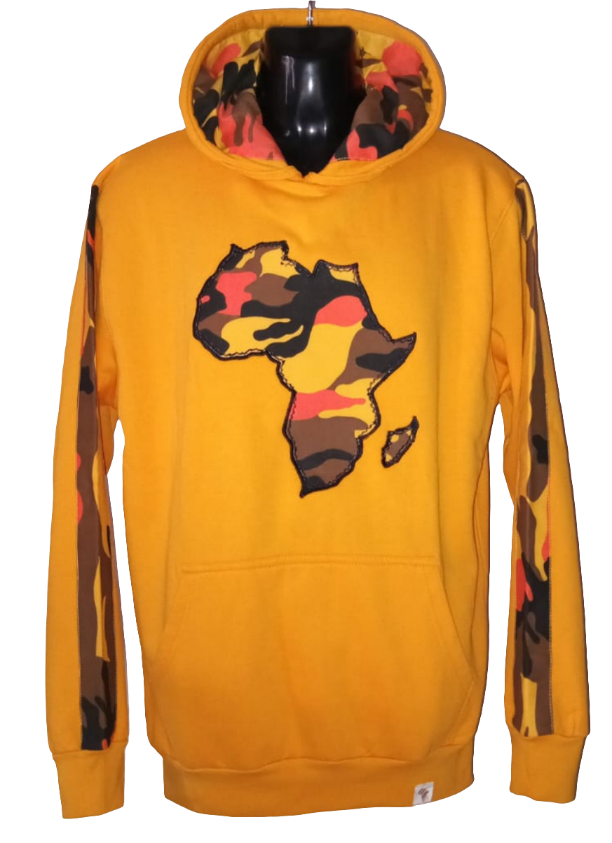 Camouflage -  Africa Map Hoodie