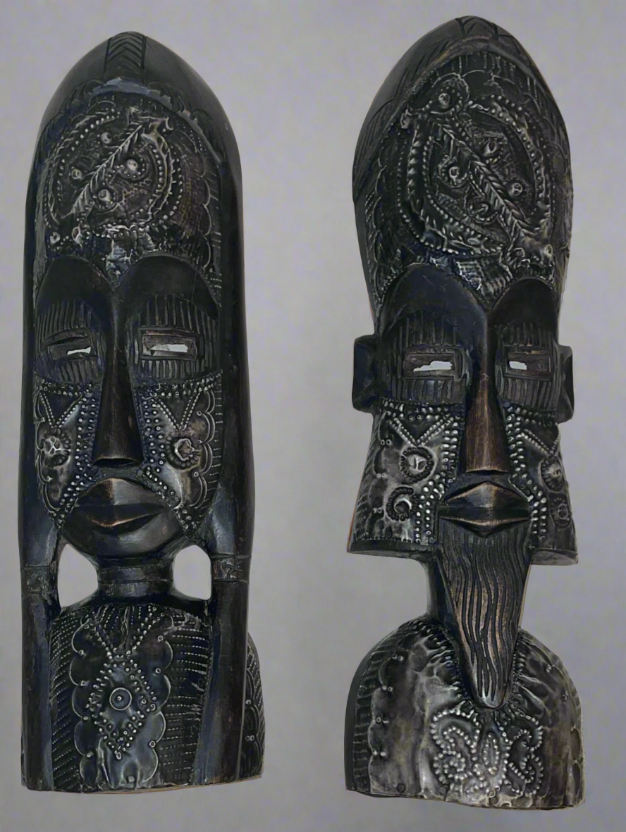 Afrikan King & Queen Mask