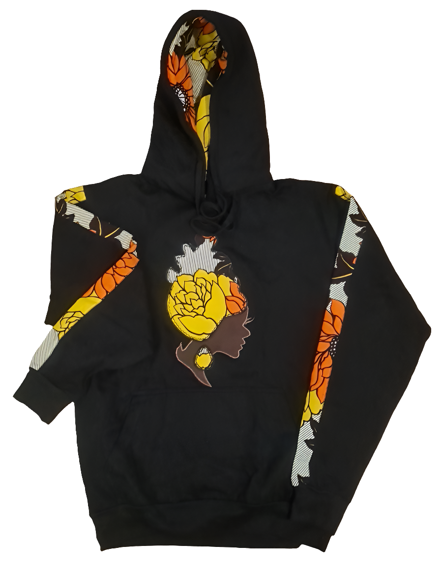 EXODUS FLORAL (YELLOW ROSE) QUEEN HOODIES