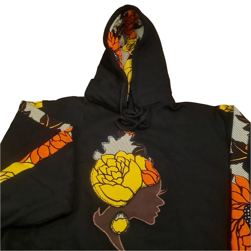 EXODUS FLORAL (YELLOW ROSE) QUEEN HOODIES