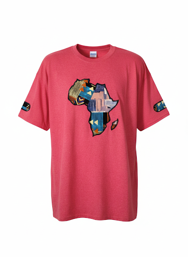 Cherry Red Africa Map - Patch