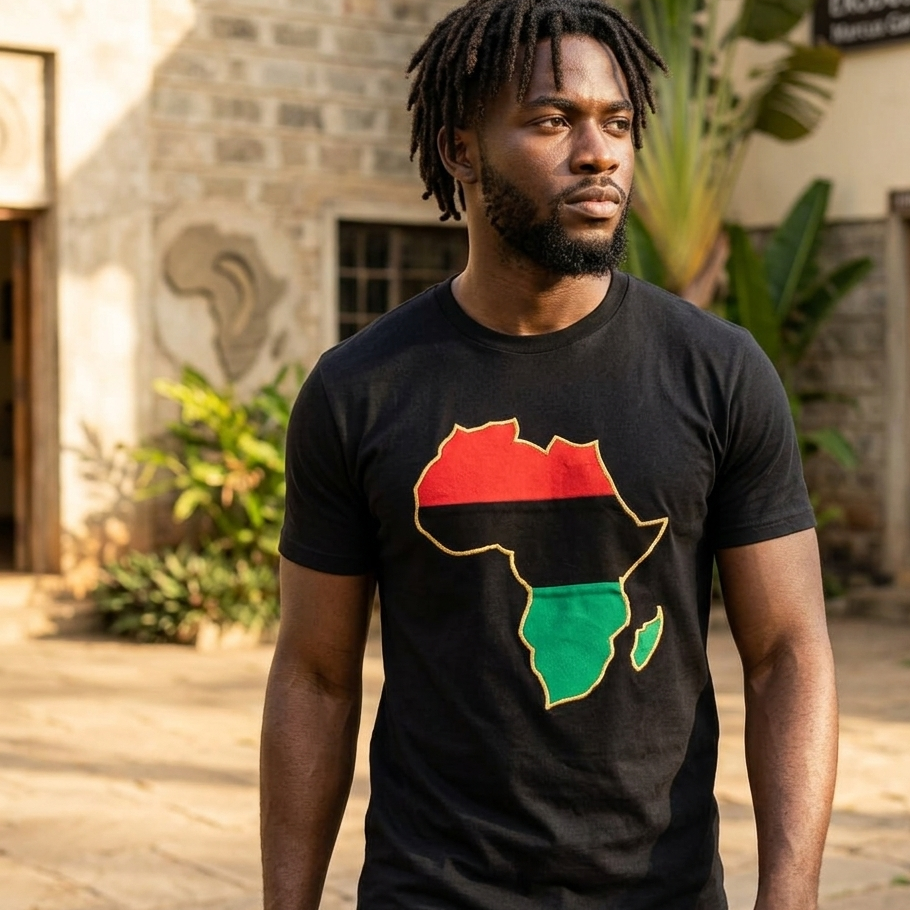 Exodus Africa Map - Marcus Garvey (Gold)