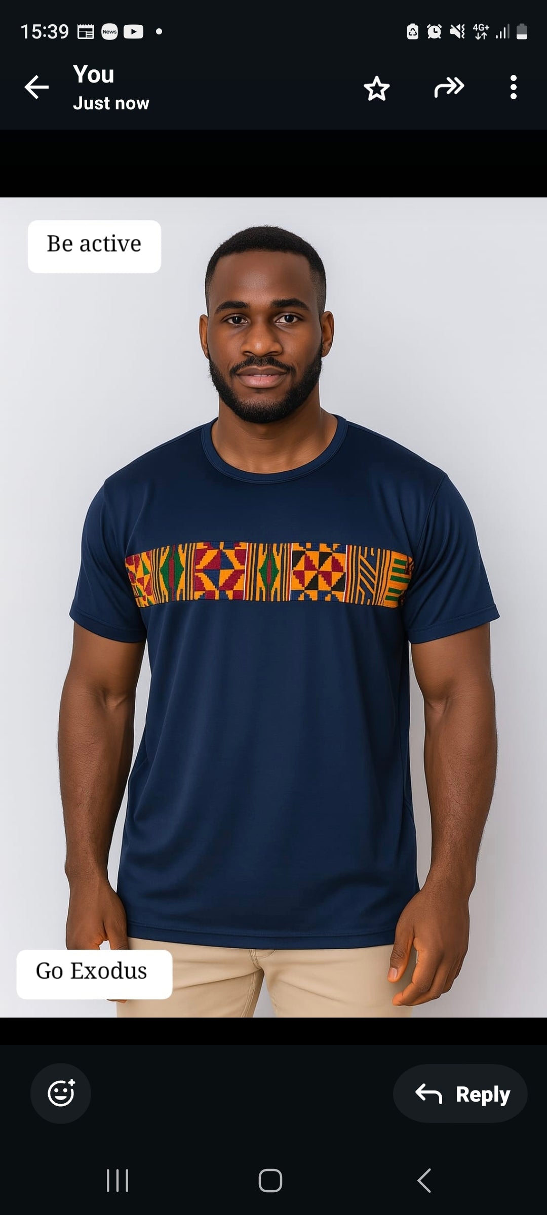 Exodus active wear