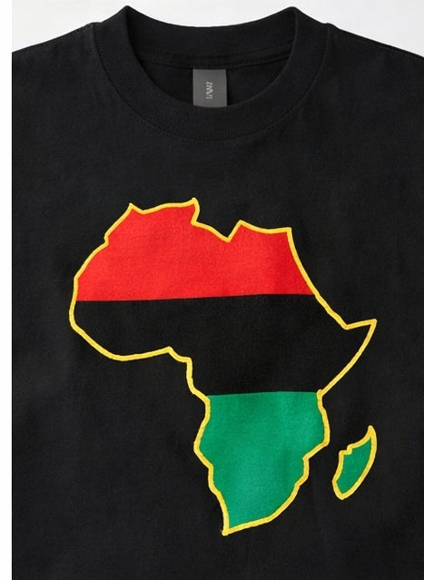 Exodus Africa Map - Marcus Garvey (Gold)