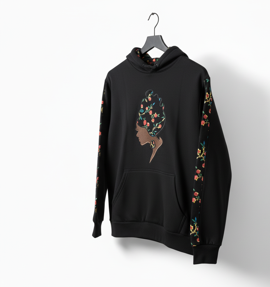 EXODUS FLORAL (ROSE VINE) QUEEN HOODIES