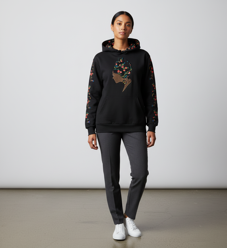 EXODUS FLORAL (ROSE VINE) QUEEN HOODIES