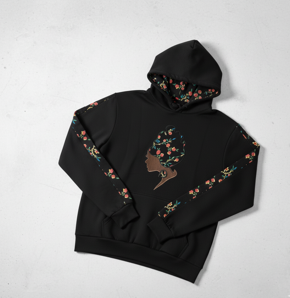 EXODUS FLORAL (ROSE VINE) QUEEN HOODIES