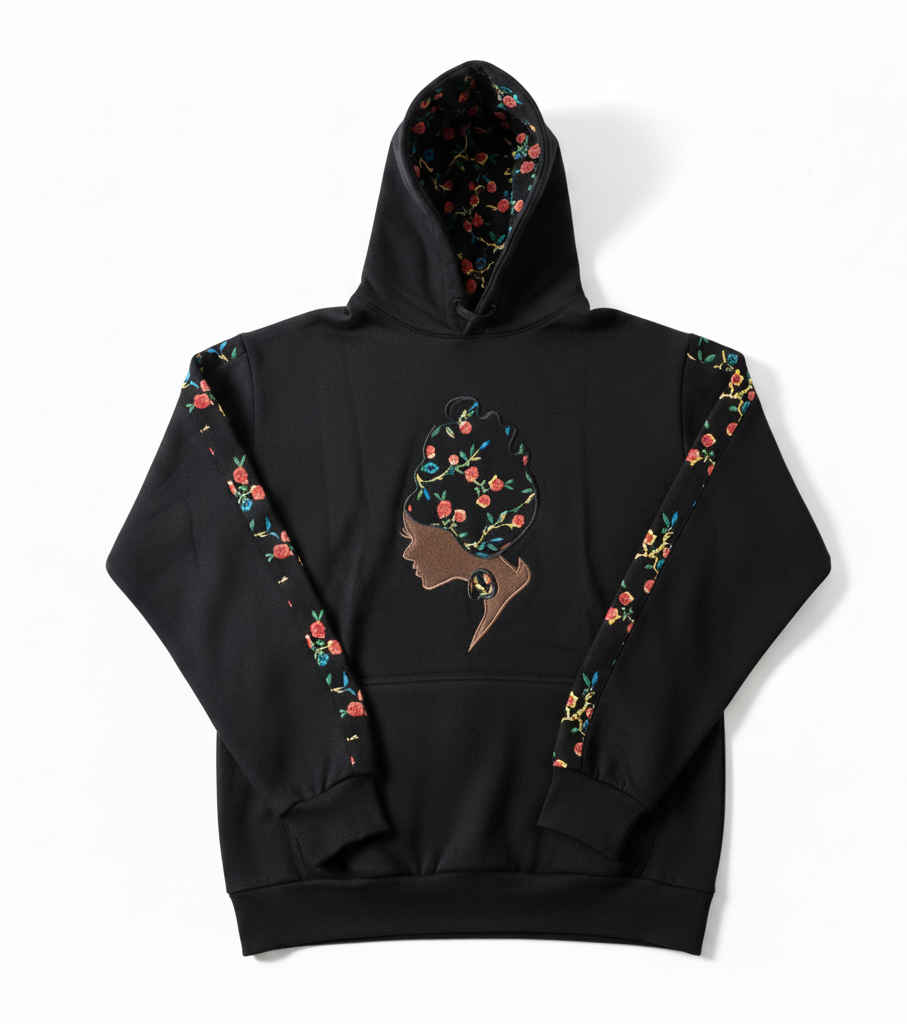 EXODUS FLORAL (ROSE VINE) QUEEN HOODIES