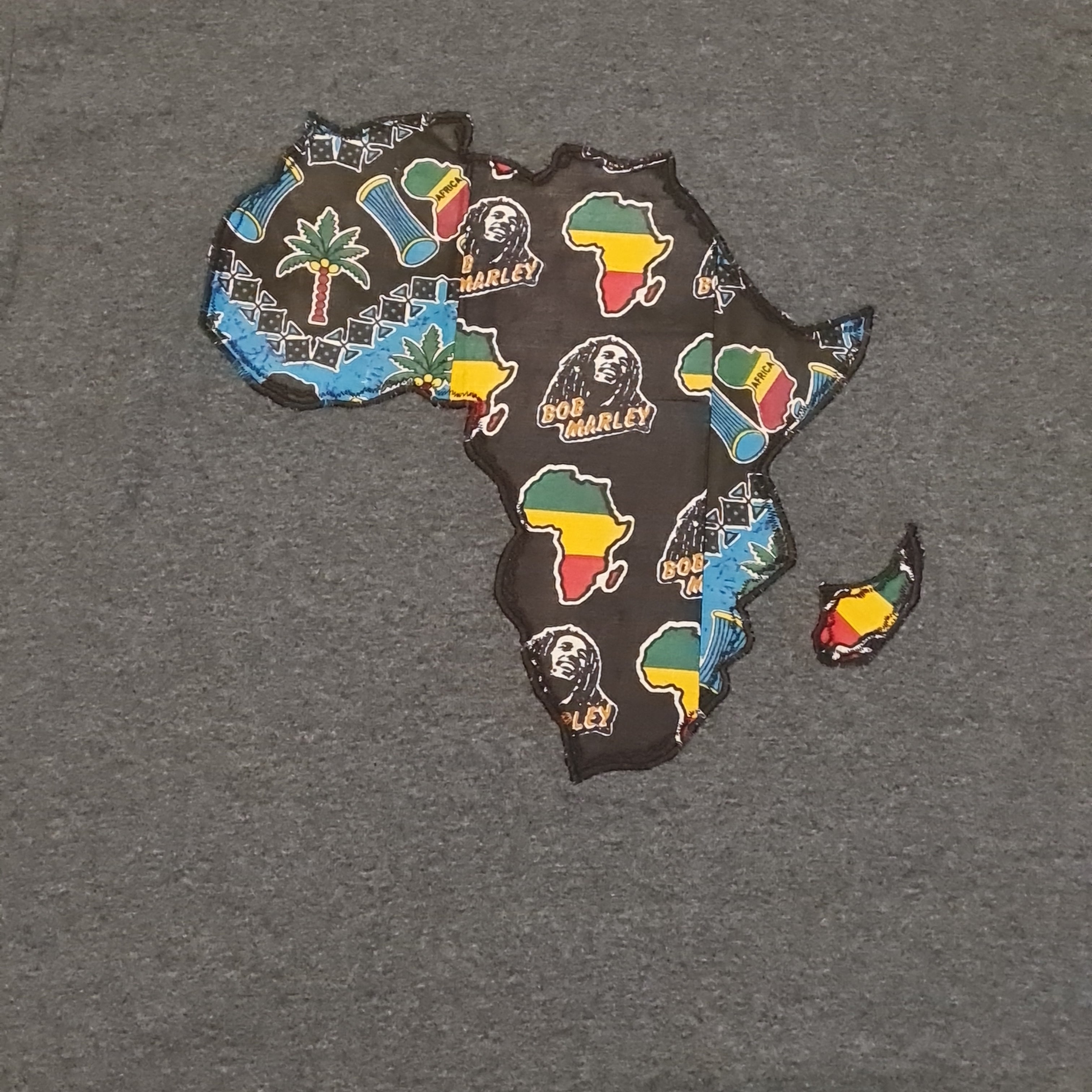 Grey Africa Map