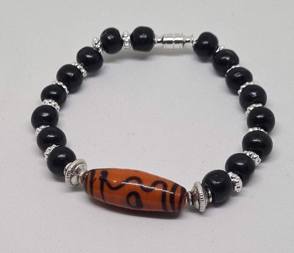 Men Bracelet - Dark wood